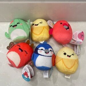 McDonald’s Squishmallows Lot of 6 Junie Cookie Maritza Babs Mirren